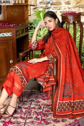 GUL AHMED 3PC Lawn Unstitched Digital Printed Suit CL-32252